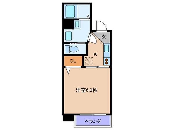 アイリス天神橋の物件間取画像